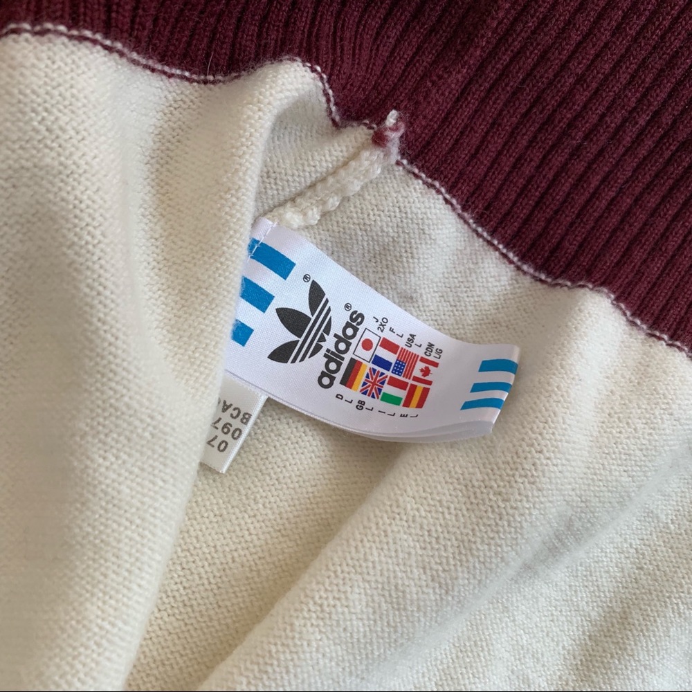 SOLD π« Adidas Retro Style Zip Up Sweater - Picture 8 of 8